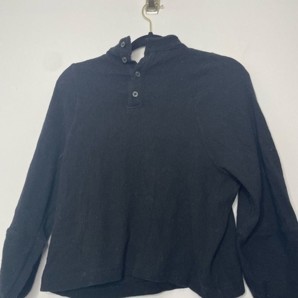 Madewell Texture & Thread Button-Back Mockneck Top - image 3